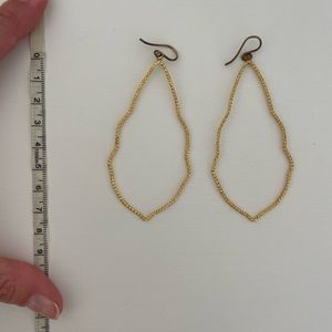 Gold dangly earrings